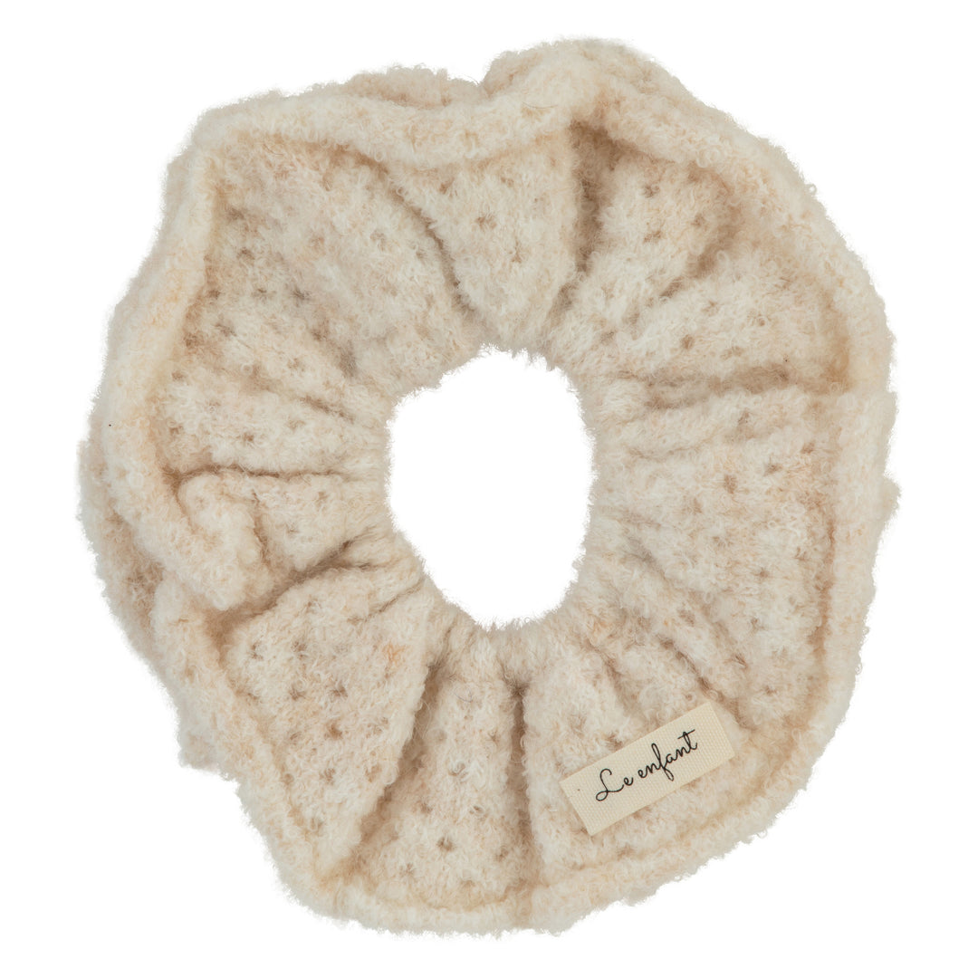 CASHMERE SCRUNCHIES-CREAM