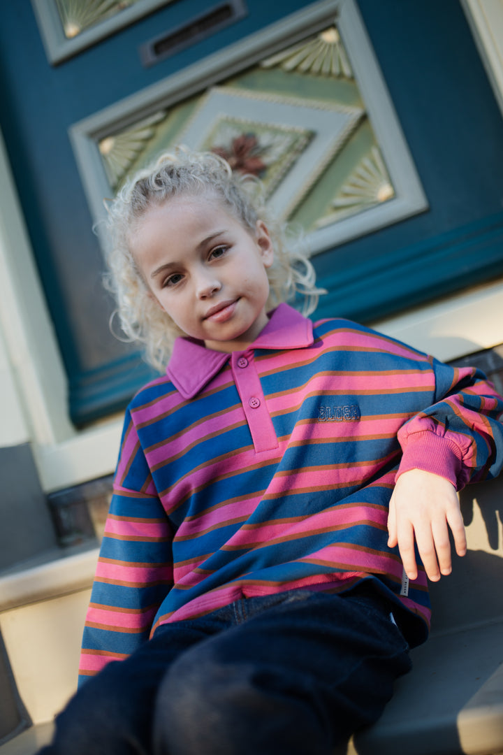 113 Polo Sweater - Stripe