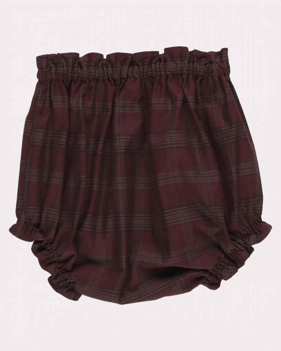 FH-FW26-00053  LOTTIE BABY DRESS WITH MATCHING BLOOMER - YARN-DYED CHECKS PLUM