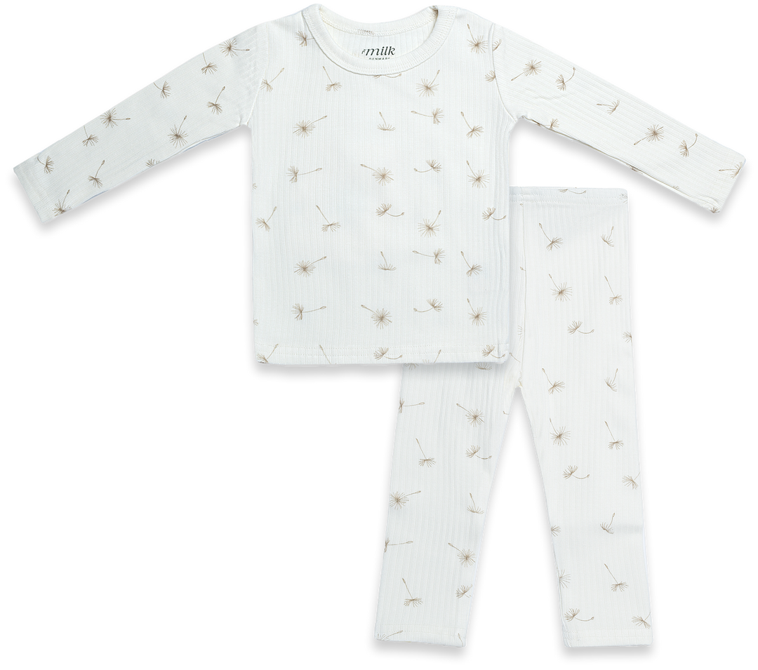 RIBBED SETS-WILDFLOWER IVORY