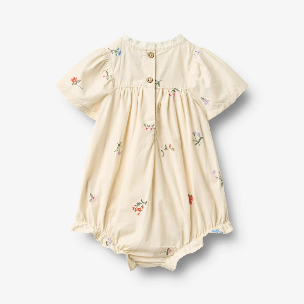 Romper Margit 4975-235  IVORY EMBROIDERY FLOWERS