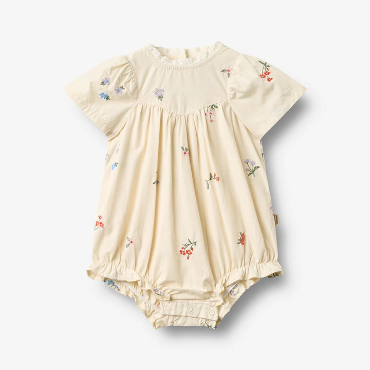 Romper Margit 4975-235  IVORY EMBROIDERY FLOWERS