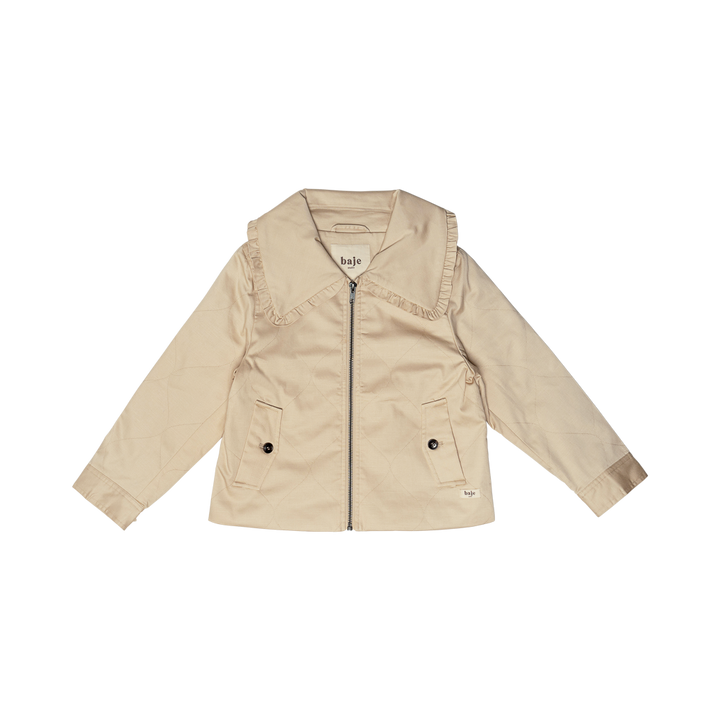 ROSE GIRLS JACKET-Dark Sand