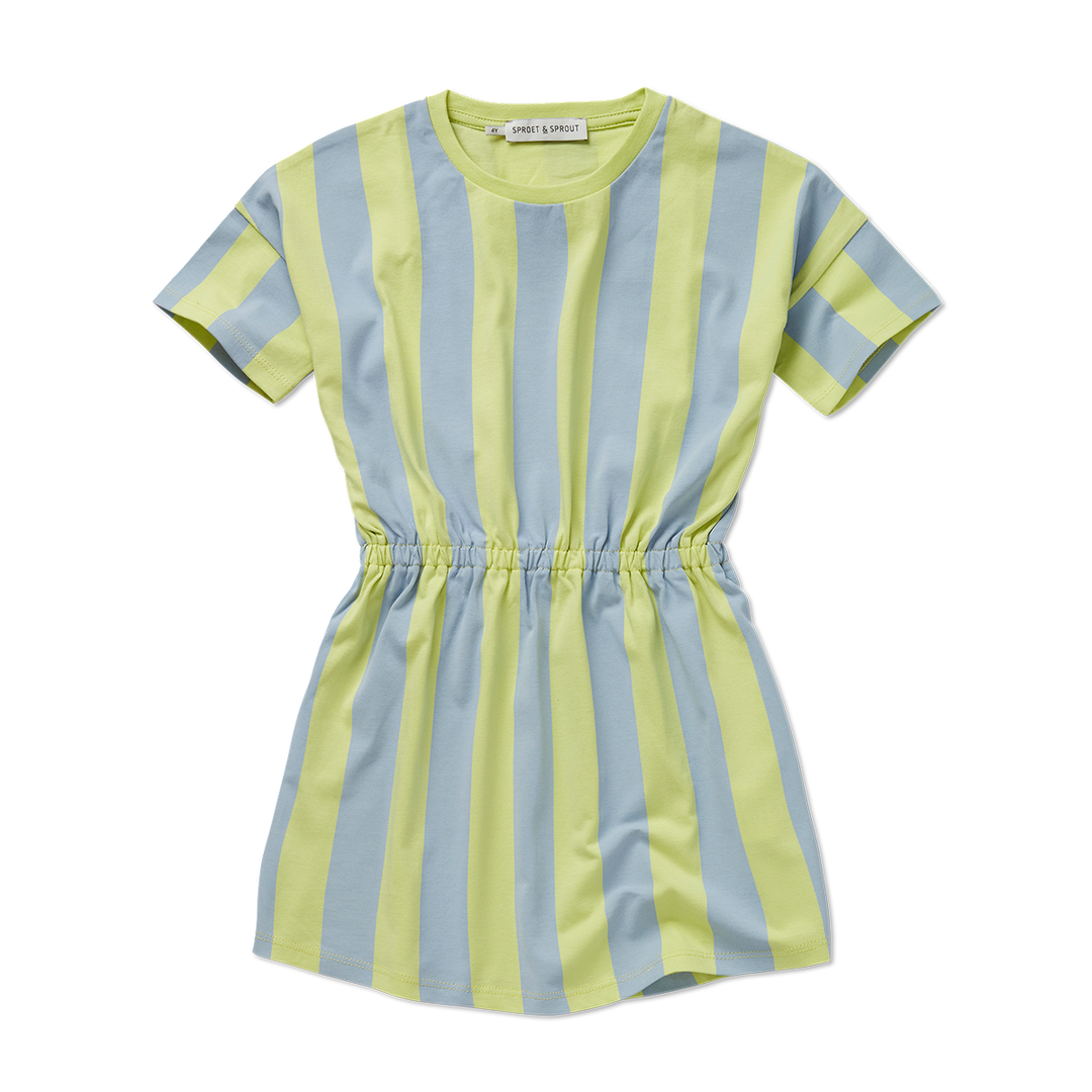 1723-SKATER DRESS STRIPES -Citrus