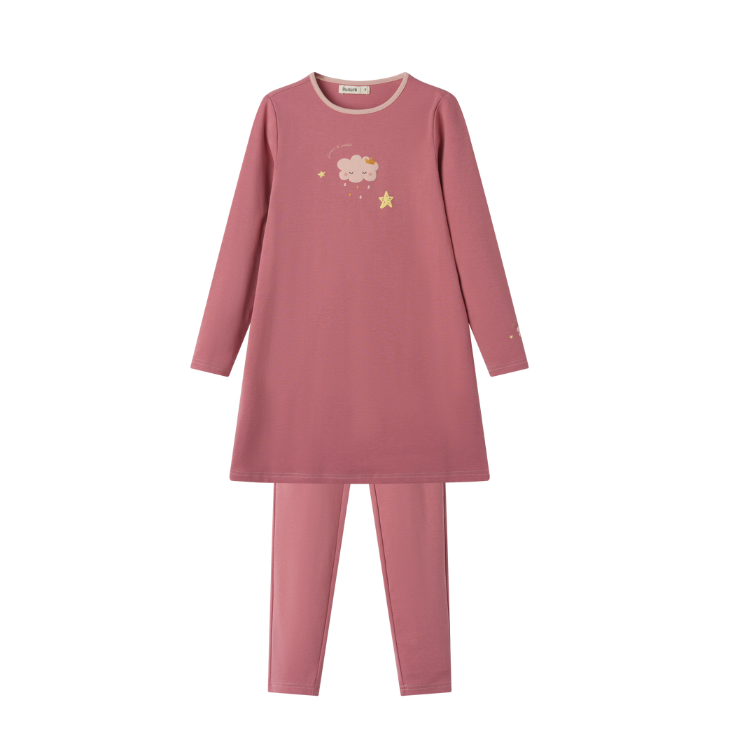 MIDNIGHT SKY NIGHTSHIRT-PINK