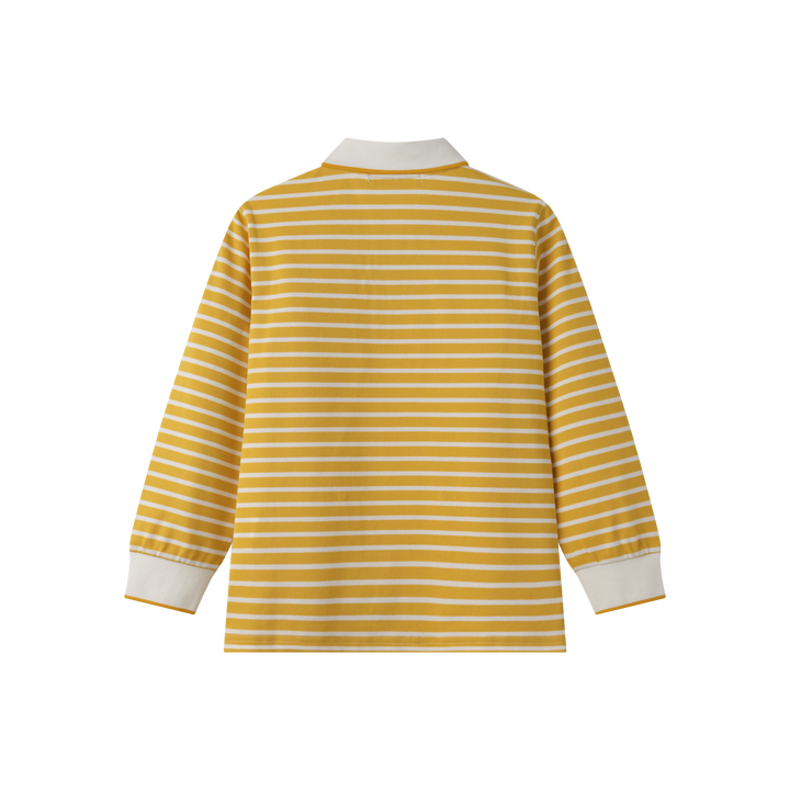 BOYS STRIPED POLO-YELLOW STRIPED