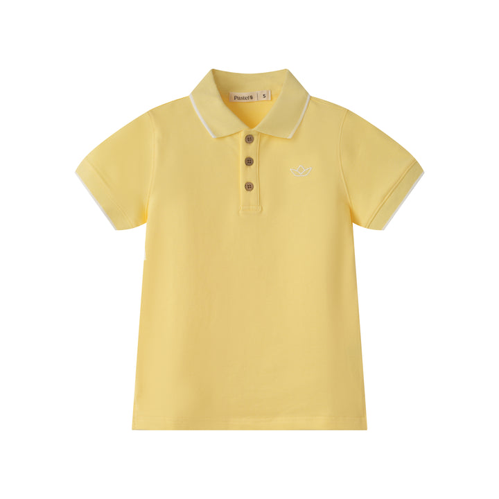 TIP END SHORT SLEEVE POLO-YELLOW