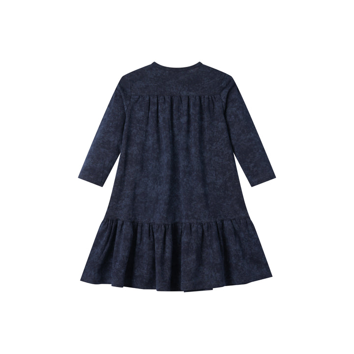 1223 SMILING SWEAT DRESS-NAVY