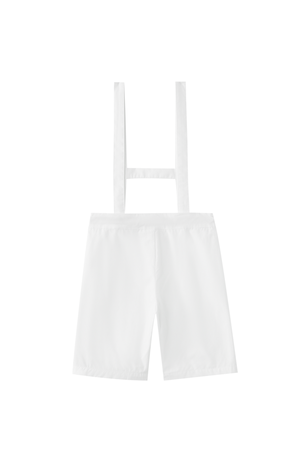 SHORT SUSPENDER PANT-WHITE MBB701