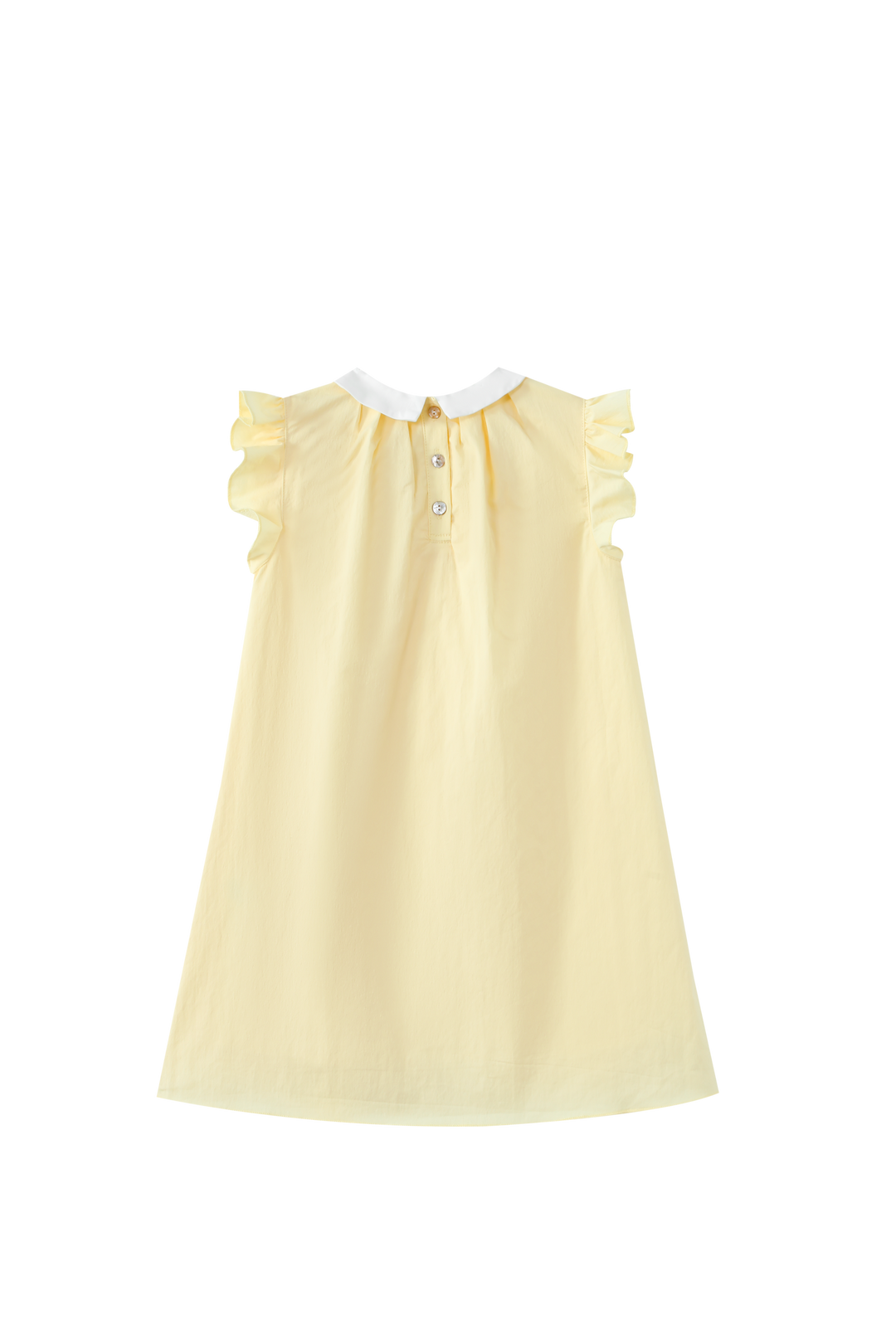 PINTUCK JUMPER WITH COLLAR-YELLOW