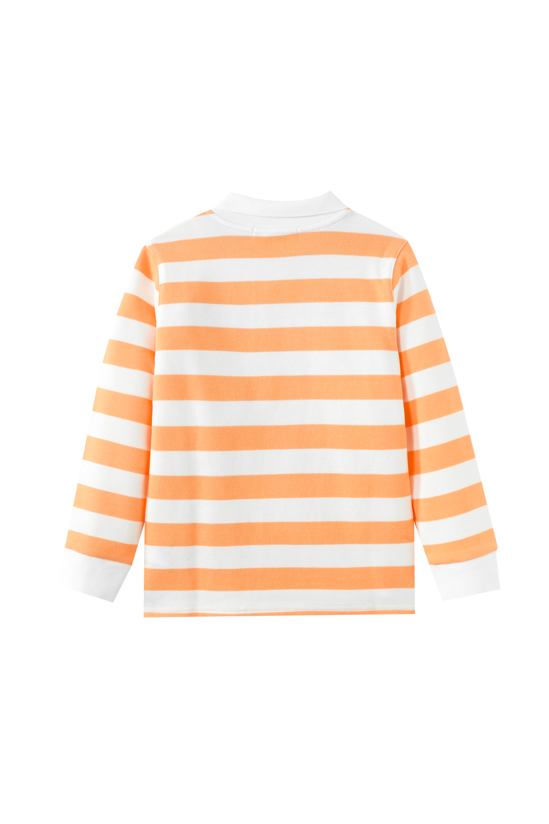 STRIPED POLO-ORANGE STRIPED
