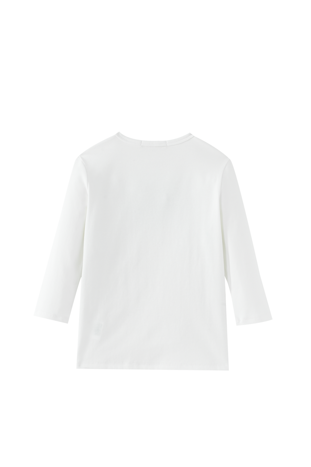 LITTLE GIRL LONG SLEEVE LEMONADE TEE-WHITE