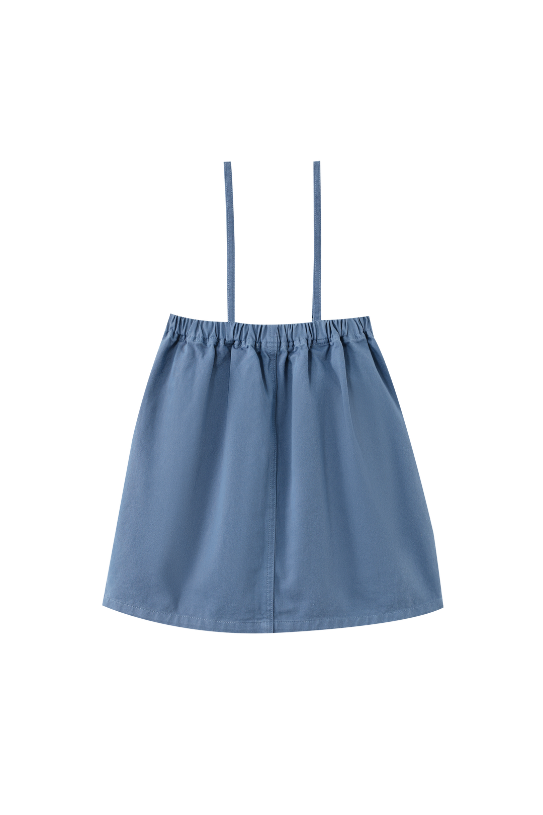 THIN STRAPPED JUMPER WITH POCKETS-BLUE