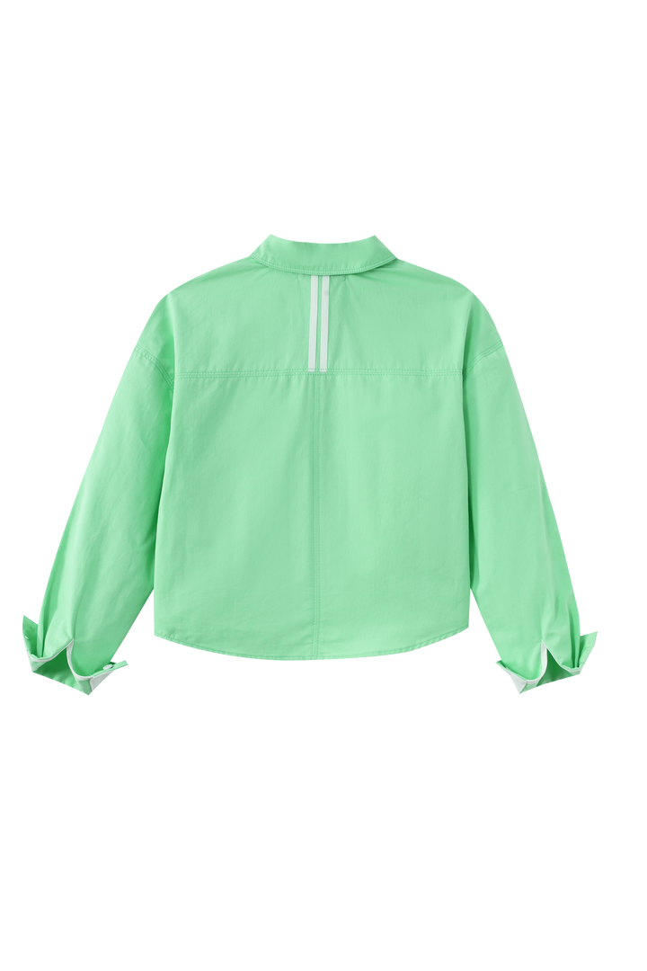 TEEN SHIRT WITH SIDE POCKET-GREEN