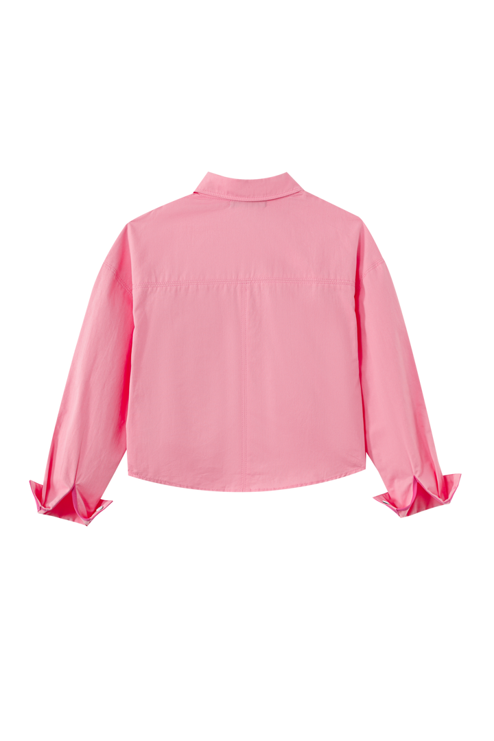 TEEN SHIRT WITH SIDE POCKET-PINK