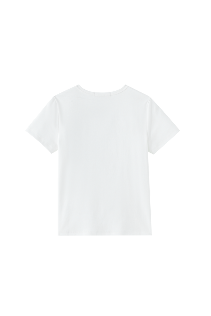 LEMONADE GLASS SHORT SLEEVE TEE-WHITE
