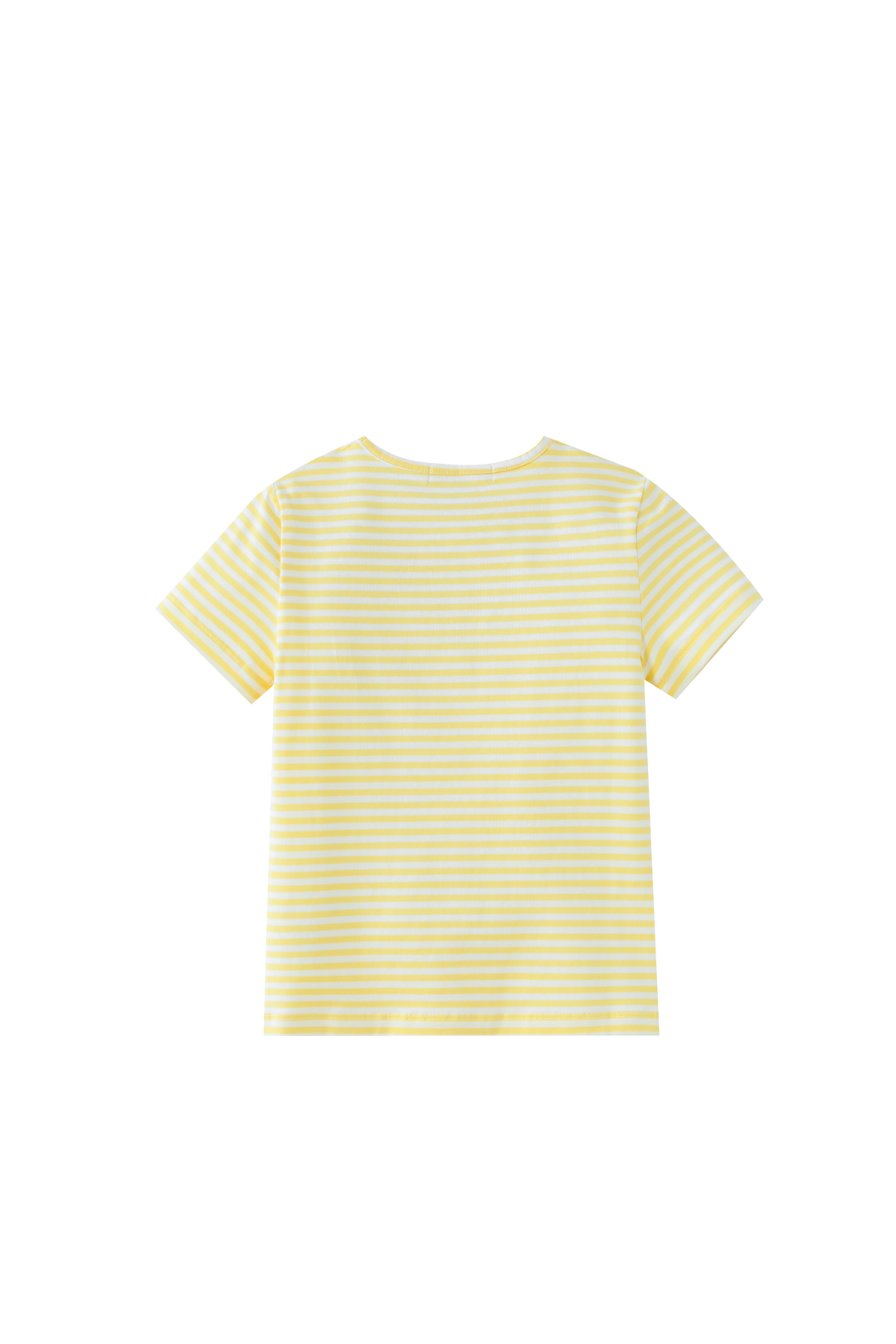 SHORT SLEEVE STRIPED LIMONADA T-SHIRT-YELLOW STRIPED