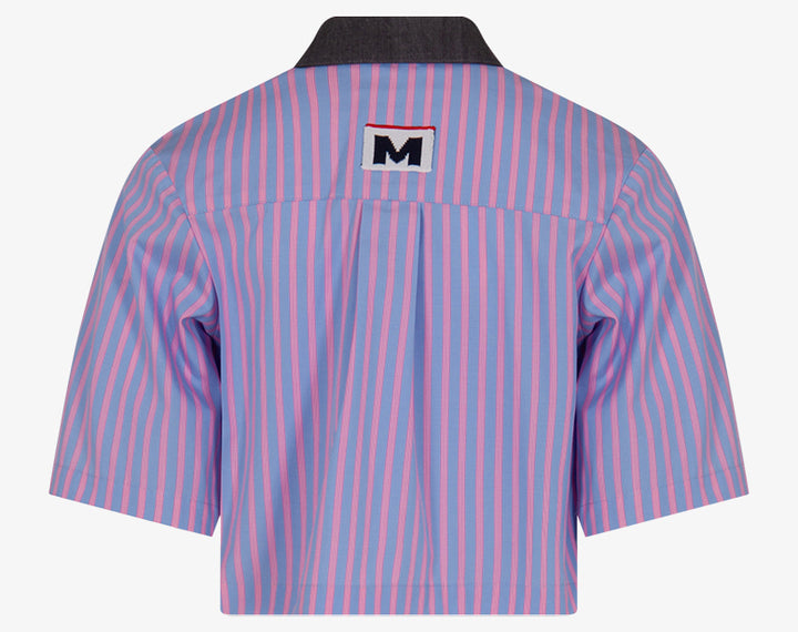 JGSI029-GIRLS BOXY POPLIN SHIRT-LIGHT BLUE