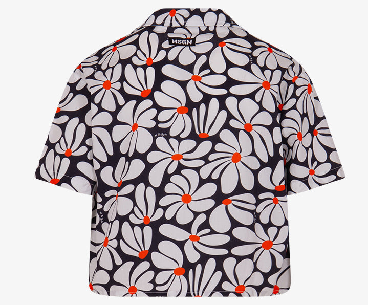 JGSI076-GIRLS BOXY POPLIN SHIRT-WHITE