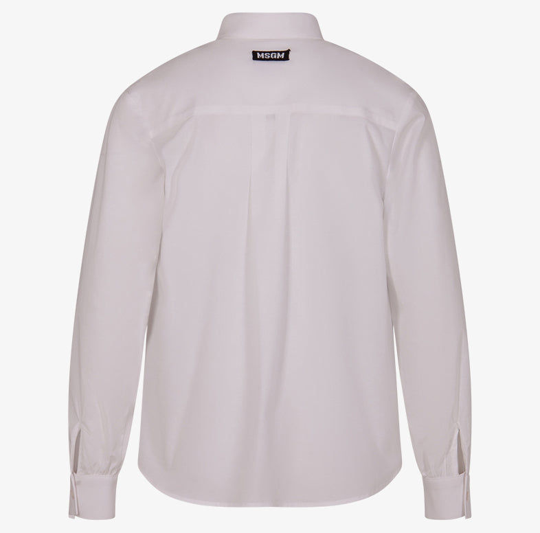 JGSI305-GIRLS L/S SHIRT-WHITE