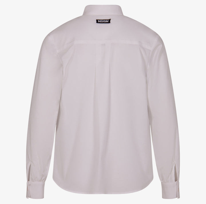 JGSI305-GIRLS L/S SHIRT-WHITE