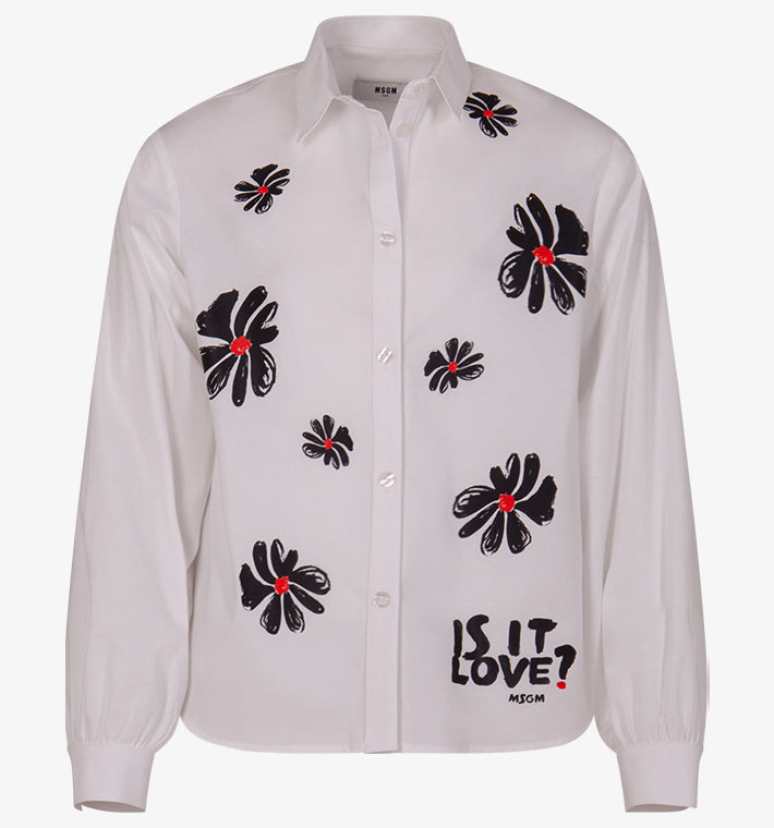 JGSI305-GIRLS L/S SHIRT-WHITE