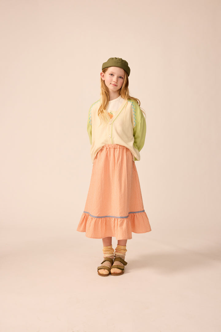 Picnic Skirt in Clementine