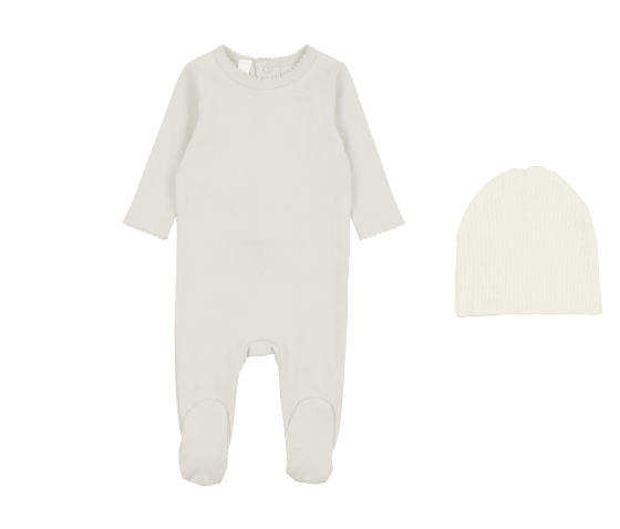 SL954-Hot Air Balloon Layette-White/ 2 Piece Set