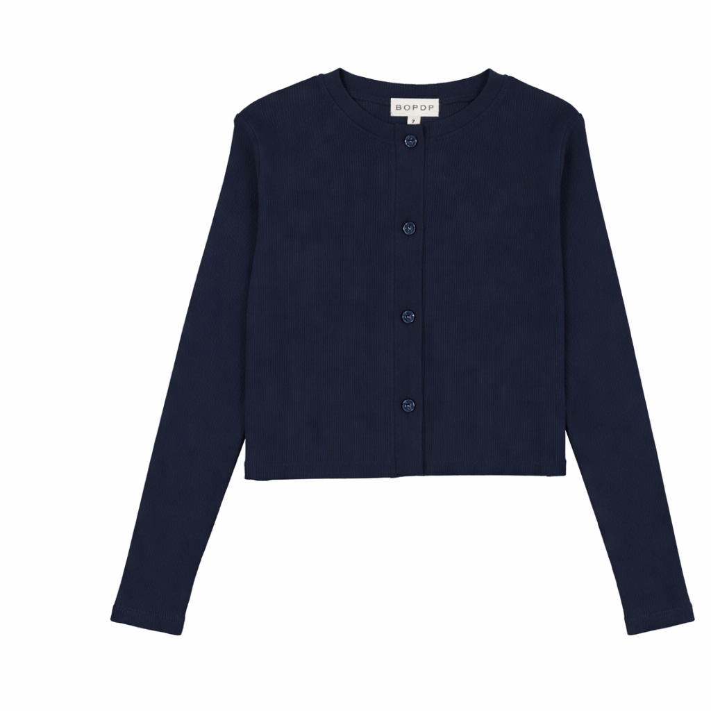 SR240935 - Navy Knit Cardigan