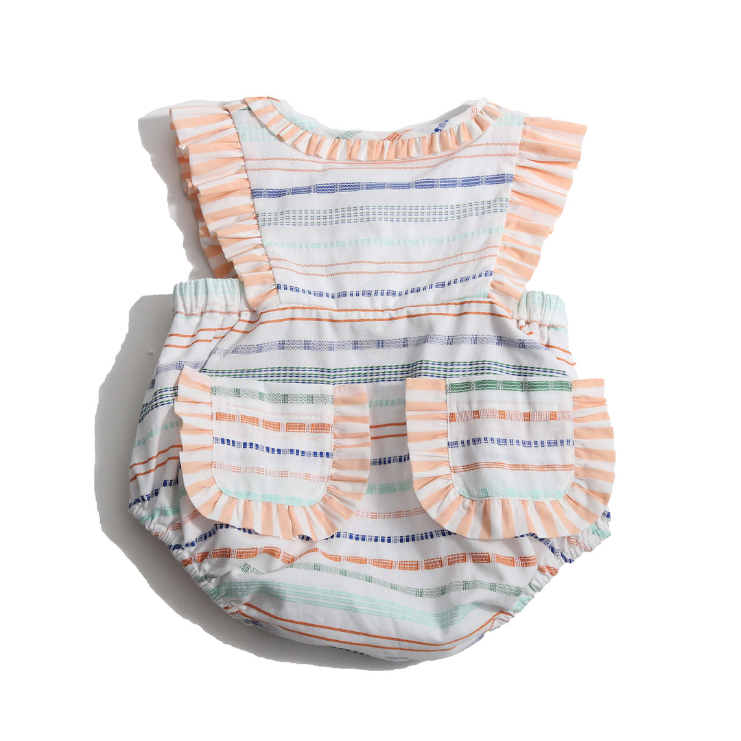 BT-OP66S-CORA RUFFLED ROMPER-Sugar Mix