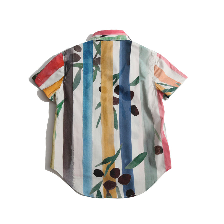 B-TP45S-SALANA MULTI SNAP SHIRT-Rainbow