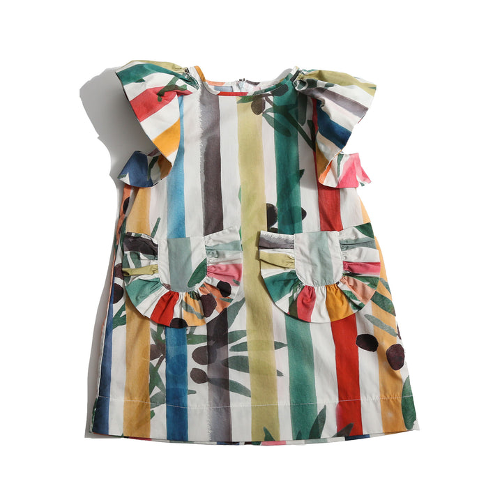 DR350S-MORGAN POCKET FAN FROCK-Rainbow