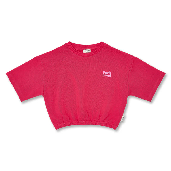 T-Shirt Elastic Waist - Raspberry Wine
