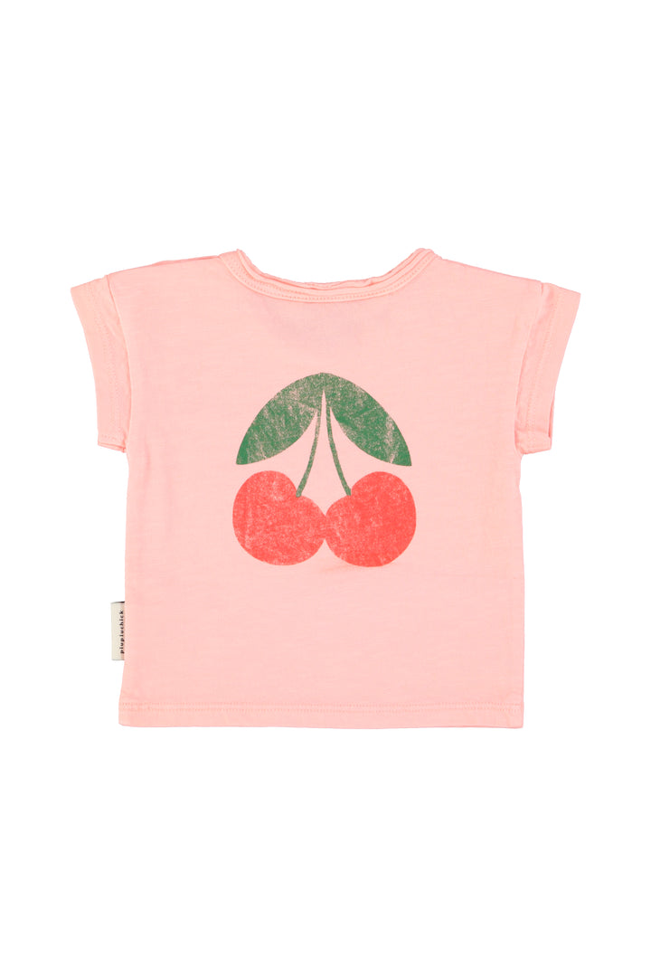 SS26.JRS2615E-T'SHIRT - LIGHT PINK W/ "MA CHERIE" PRINT