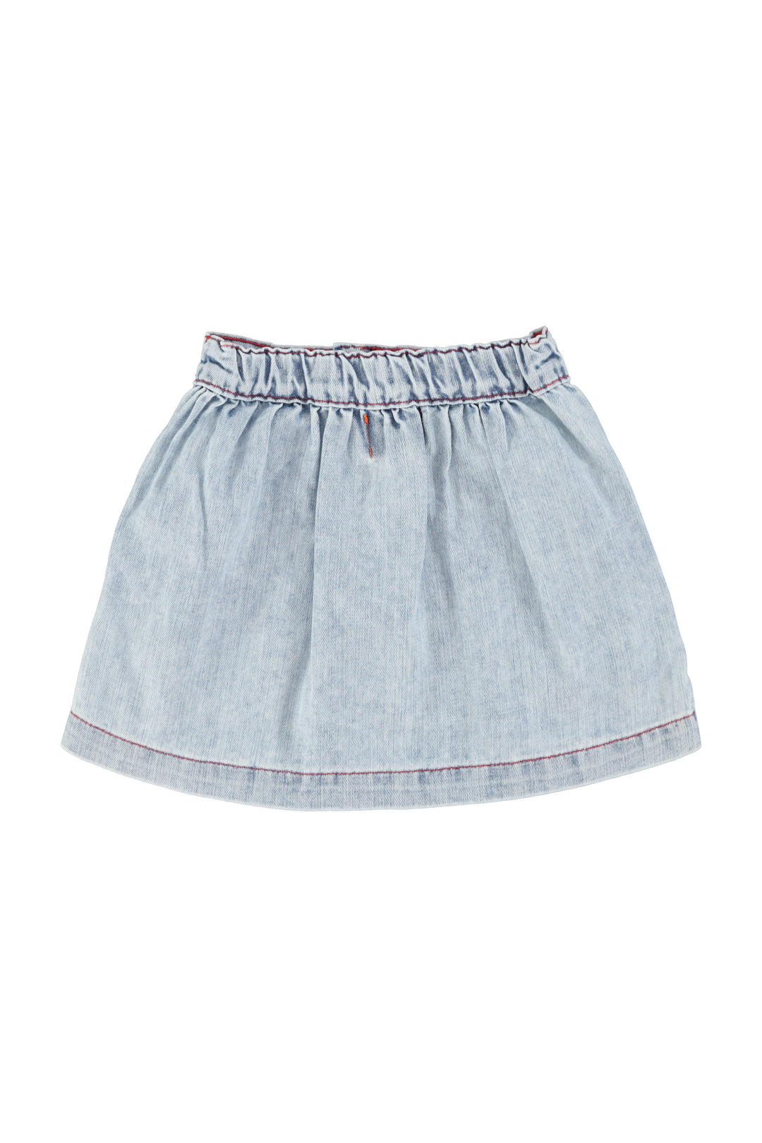SS26.USAMN2616-KNEE-LENGTH SKIRT - BLUE LIGHT DENIM