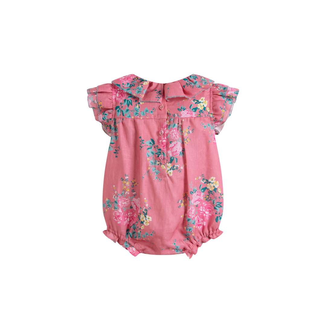 Roberta Romper Pink Flowers