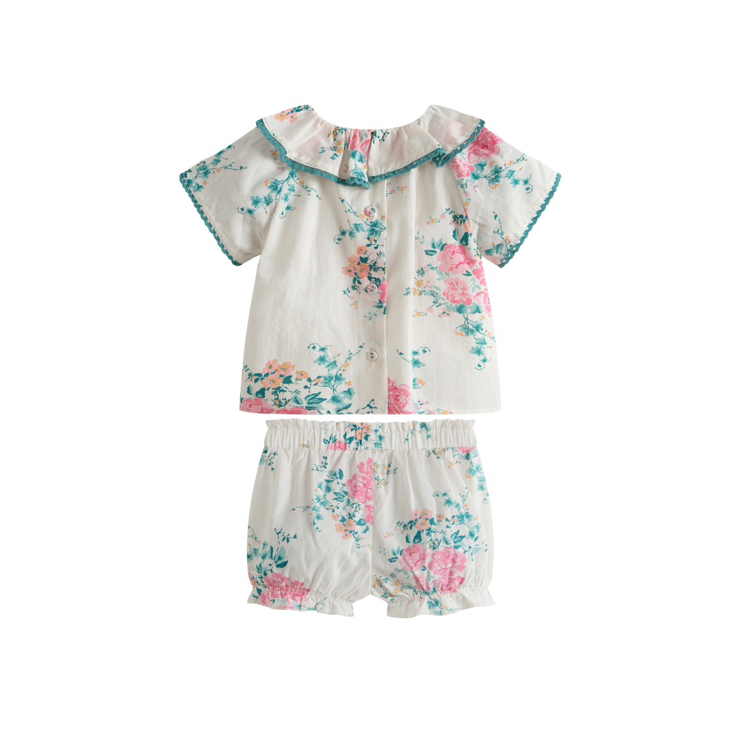 Miki Baby Set Pink Roses