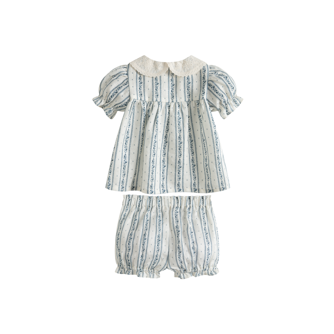 Eugenia Set Blue Stripes