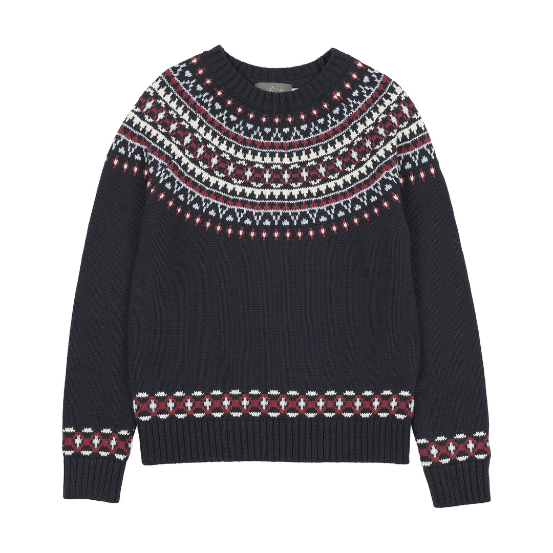 ST2017-ASTER NAVY CREW SWEATER-Blue
