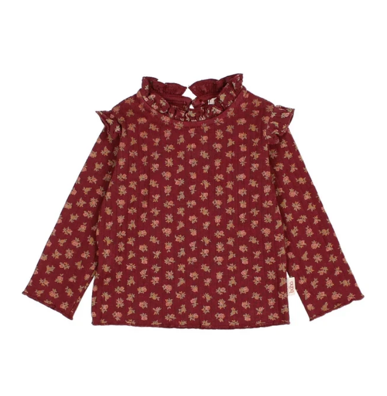 266 BB COTTAGE RIB T-SHIRT - POMEGRANATE