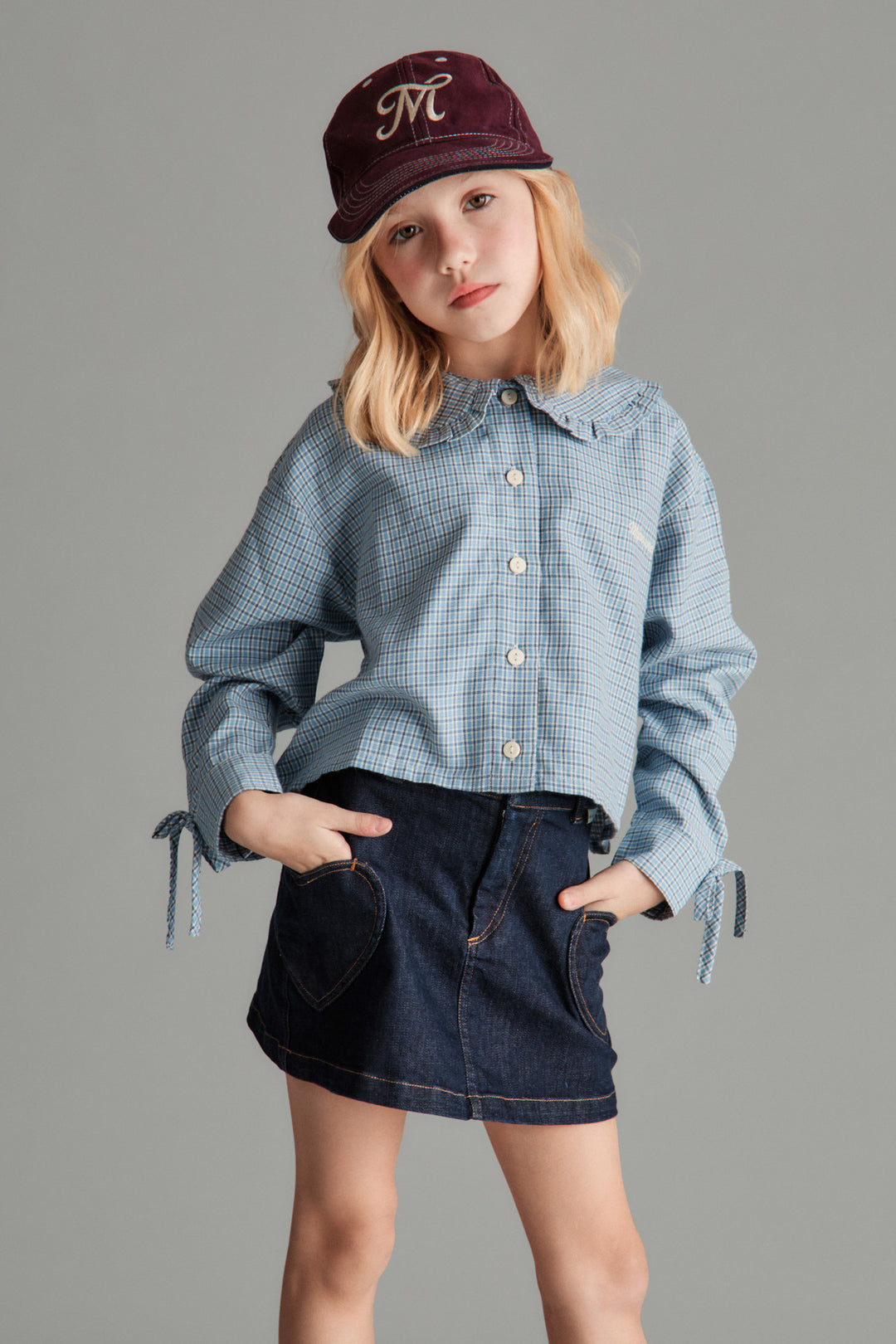 FLORENCE VICHY SHIRT - VICHY (BLUE)
