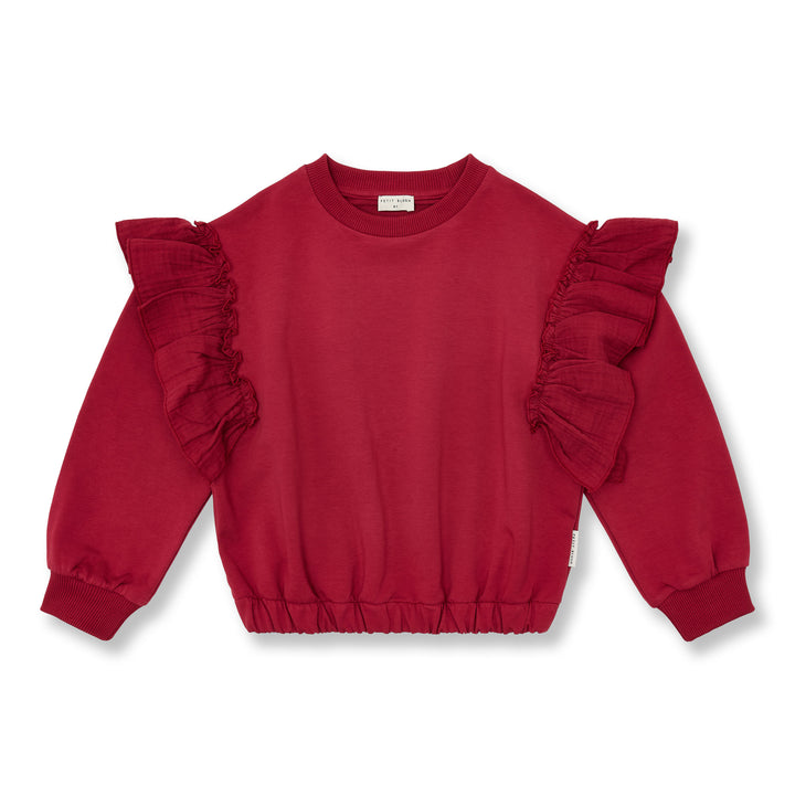 109 Sweater Ruffles - Garnet