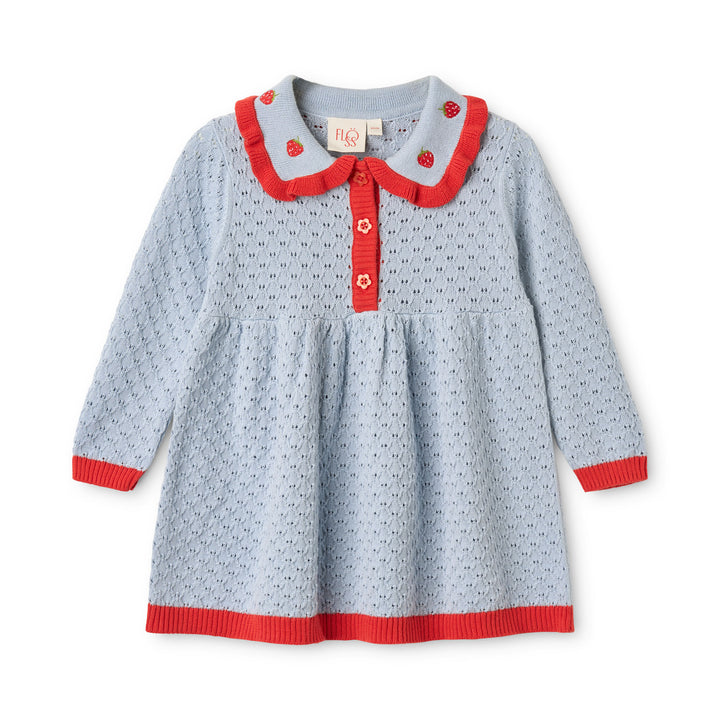 F11021-Sylvie Dress-Steel Blue