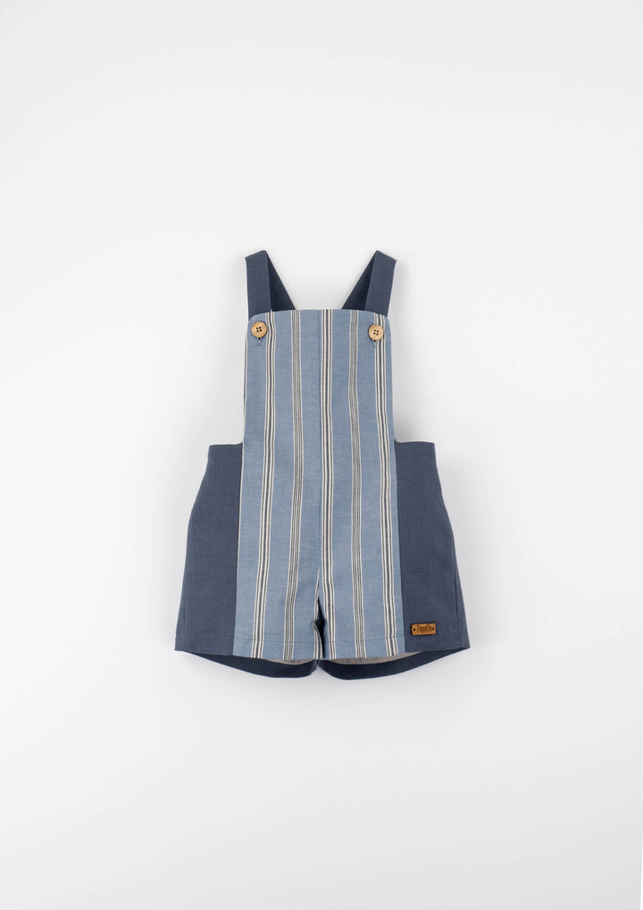 MOD.12.3 BLUE STRIPED COMBINATION DUNGAREES