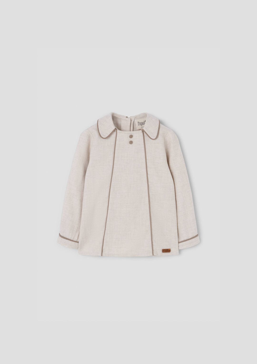 MOD.20.1 SAND PANELLED BLOUSE