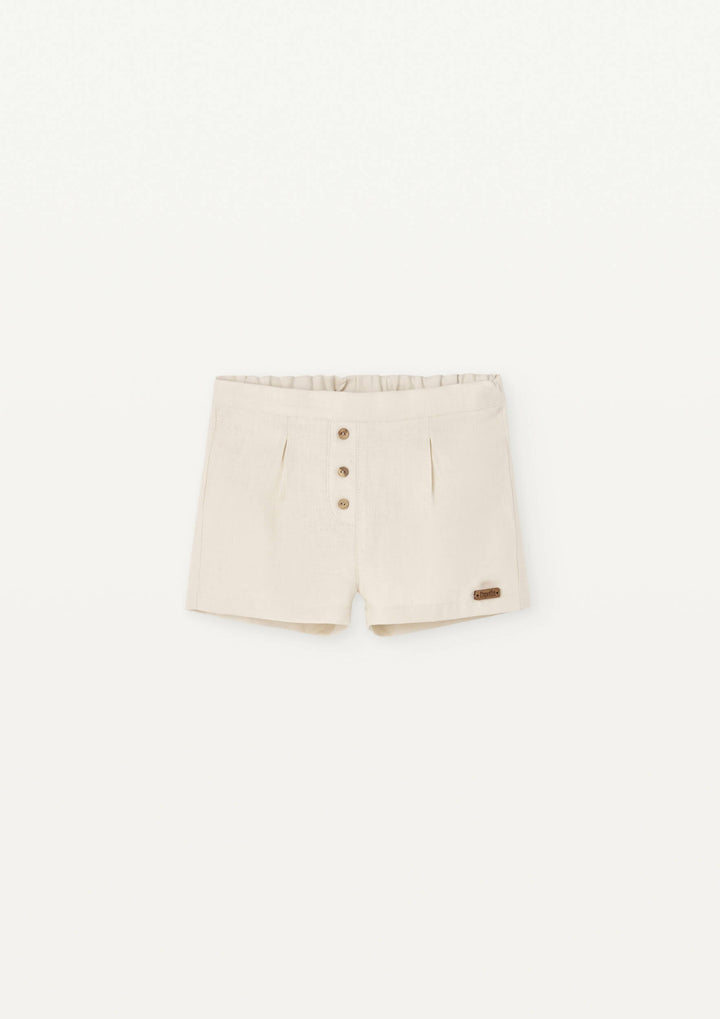 Mod 23.1 Off-white linen chino-style shorts