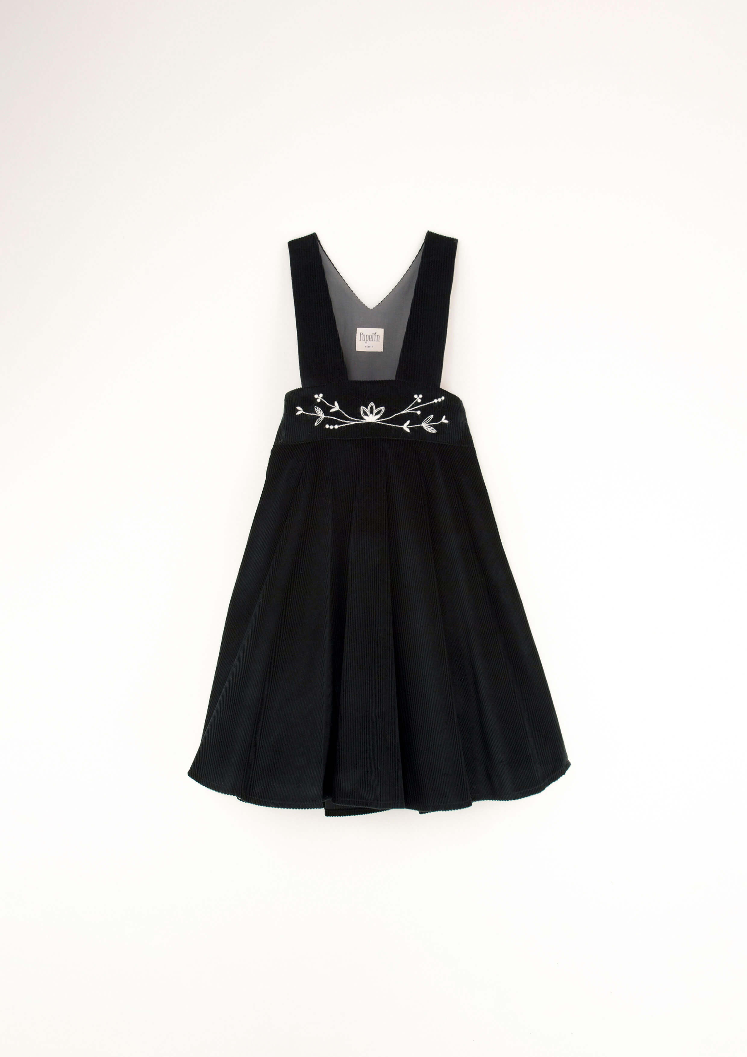 Black Rayon Flower Printed Dungaree Dress - YouTube