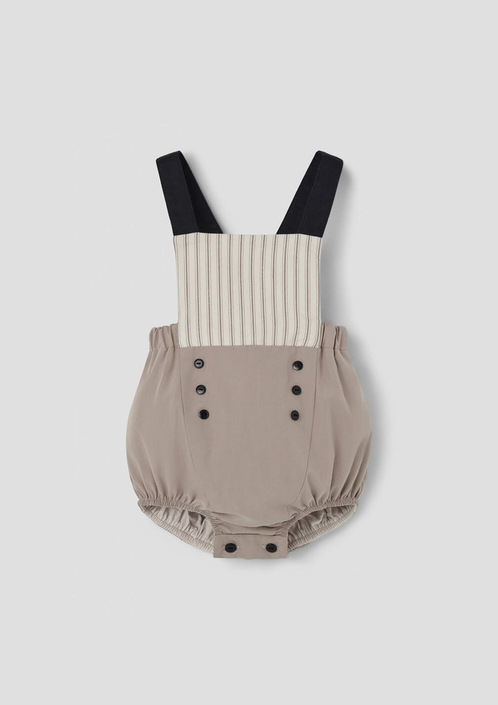 MOD.7.2 TAUPE DUNGAREES WITH STRAPS