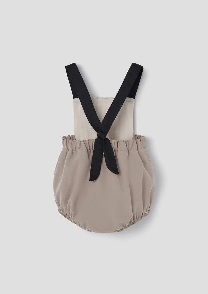MOD.7.2 TAUPE DUNGAREES WITH STRAPS