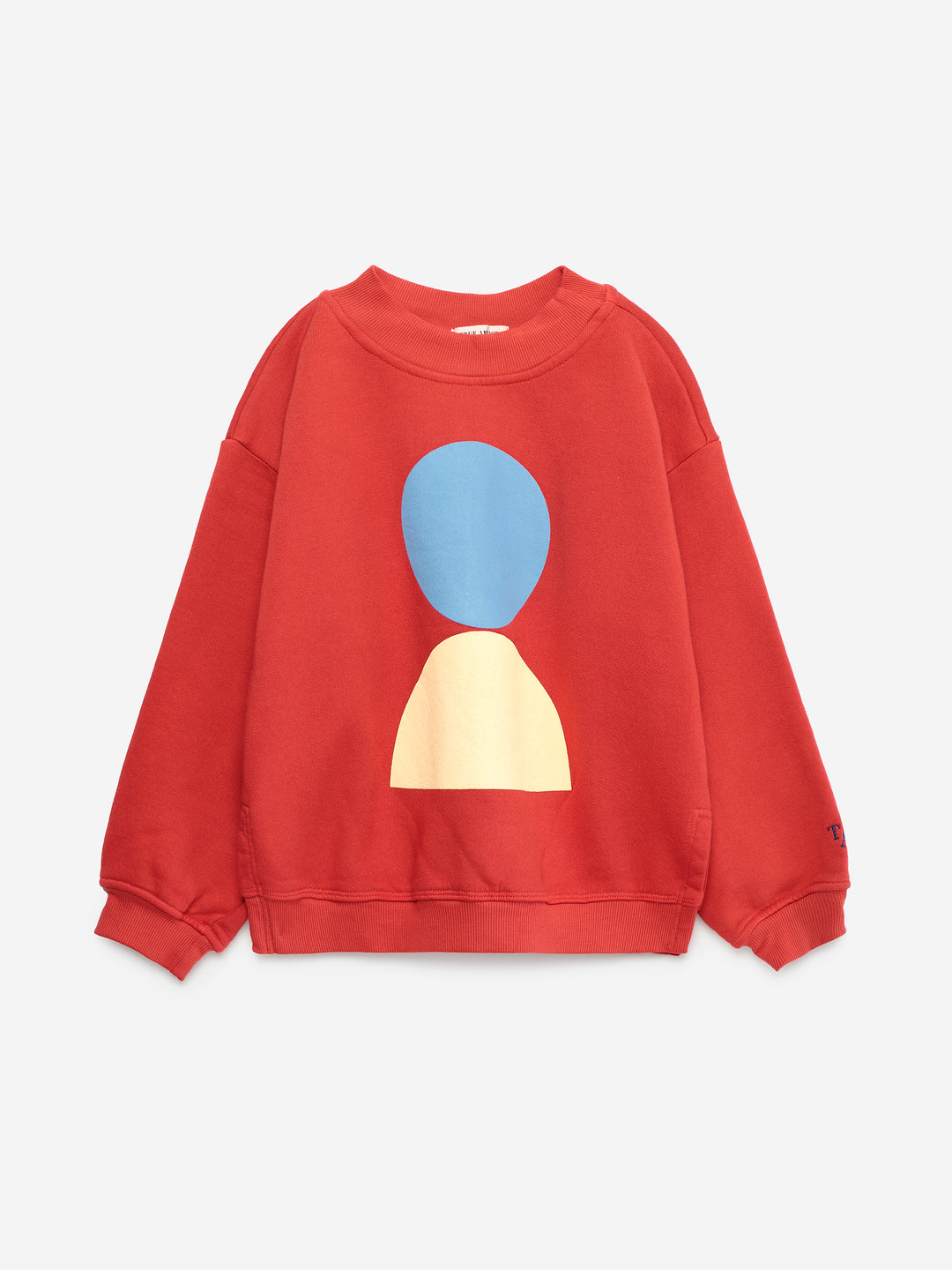 T226ET004 Circles Sweatshirt - RED